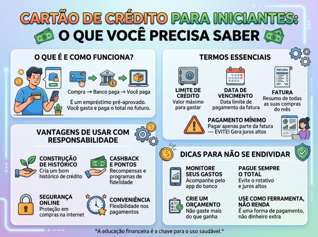 Cartão de Crédito para Iniciantes: O Que Você Precisa Saber