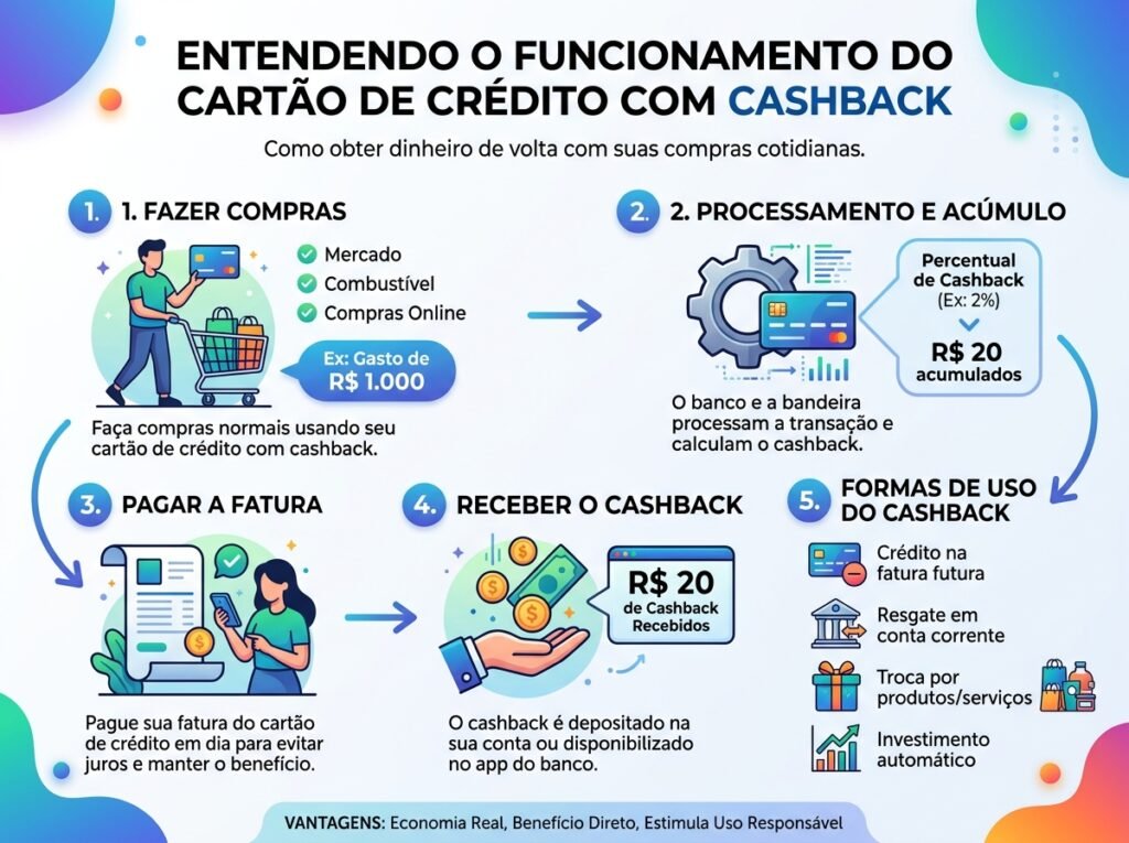 Entendendo o Funcionamento do Cartão de Crédito com Cashback