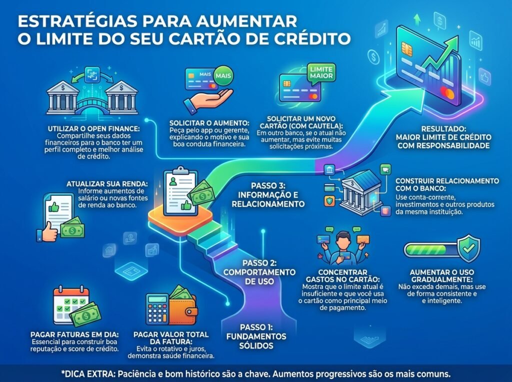 Estratégias para Aumentar o Limite do Seu Cartão de Crédito